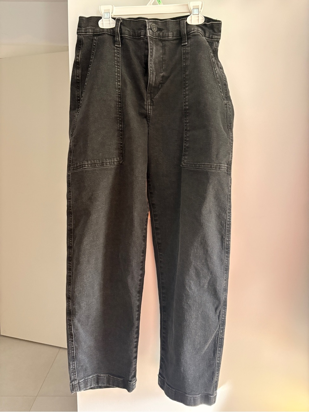 DKNY barrel leg jeans